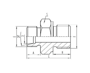 公製外螺紋24°內錐麵（miàn）密封|英製外螺紋六角端麵O形圈密封（fēng）