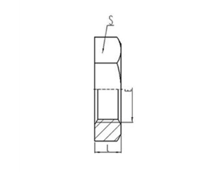 公製螺紋鎖緊螺母