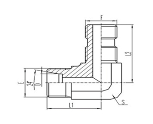 90°彎公製外螺紋24°內錐麵密封|美製外螺紋六角端麵O形圈密封