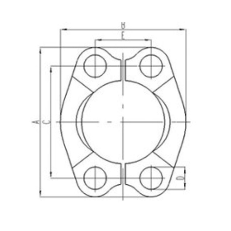 SAE對（duì）開（kāi）法蘭夾3000PSI