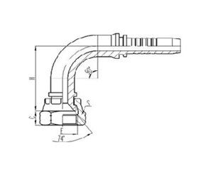 90°美（měi）製內螺紋74°內錐麵（miàn）密封