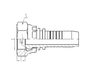 美製NPSM內螺（luó）紋60°外錐（zhuī）麵密封